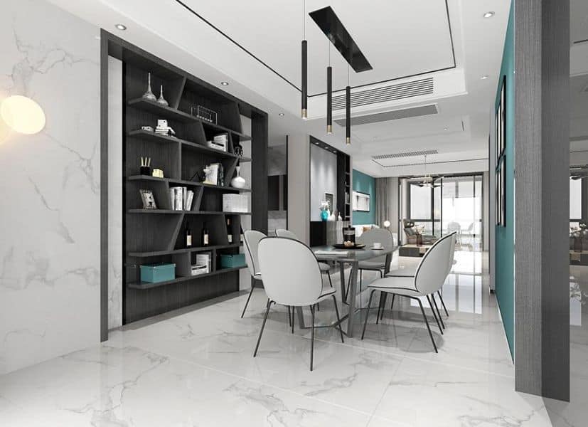 Carrara White Tile For Living Room